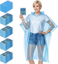 Cargar imagen en el visor de la galería, Ponchos de lluvia desechables para adultos
