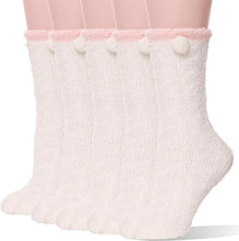 Cargar imagen en el visor de la galería, Calcetines peludos de mujer Zapatillas
