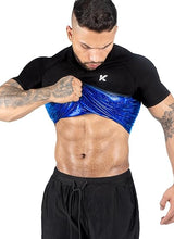 Cargar imagen en el visor de la galería, Kewlioo - Camisa de traje de sauna para hombre, chaleco de compresión de sudor que atrapa el calor
