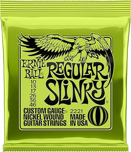Ernie Ball Regular Slinky - Cuerdas para guitarra eléctrica, Q1
