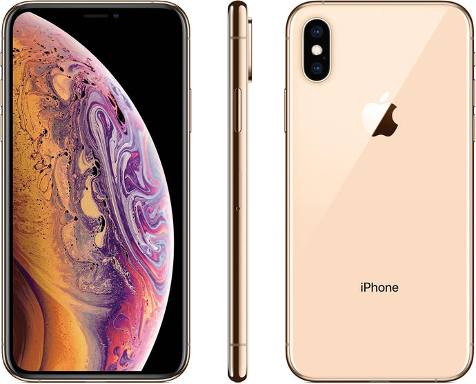 Apple iPhone XS, 64 GB, oro, desbloqueado completamente (renovado) Ln23