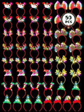 Cargar imagen en el visor de la galería, Diademas de luces navideñas
