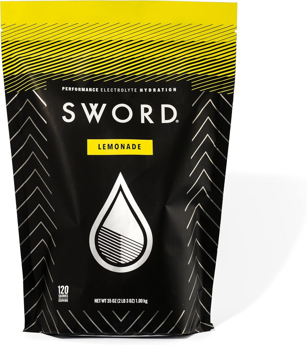 Polvo electrolítico SWORD PERFORMANCE, fórmula de energía y resistencia con carbohidratos, mezcla de bebida hidratante con carbohidratos, 30 porciones, reduce la fatiga, fácil digestión,... a22