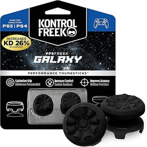 KontrolFreek FPS Freek Galaxy Black for PlayStation 4 (PS4) and PlayStation 5 (PS5) A24