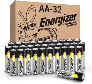 Pilas AA Energizer de Potencia Alcalina, Paquete de 32 Baterías Alcalinas Doble A
