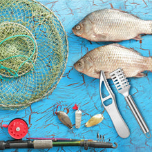 Cargar imagen en el visor de la galería, Honoson 4 unidades de raspador de pescado de acero
