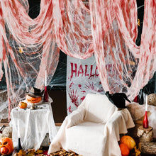 Cargar imagen en el visor de la galería, Paño espeluznante de Halloween de 197&quot; x 85&quot;
