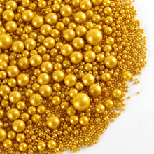 Cargar imagen en el visor de la galería, KASVAN Chispas de azúcar perla plateada - Perlas de caramelo comestibles 130g/4.58 Oz, tamaño mixto

