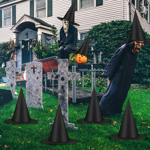 Sombreros de bruja colgantes de Halloween y accesorios de disfraz, 328 FT Sombreros de mago de cordón de nylon