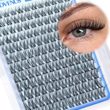 Cargar imagen en el visor de la galería, Kit de racimos de pestañas, racimos de pestañas Wispy, pestañas naturales
