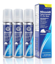 Cargar imagen en el visor de la galería, Minoxidil - Espuma en aerosol tópica, 5%, regeneración del cabello 4 meses
