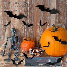 Cargar imagen en el visor de la galería, TDHDIKE Decoraciones de Halloween Murciélagos Decoración de pared Decoraciones de fiesta de Halloween Suministros de decoración interior y exterior
