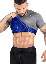 Cargar imagen en el visor de la galería, Kewlioo - Camisa de traje de sauna para hombre, chaleco de compresión de sudor que atrapa el calor
