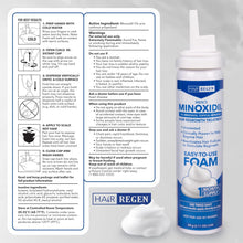 Cargar imagen en el visor de la galería, Hair Regen Minoxidil Foam para hombres 5% - Tratamiento de crecimiento

