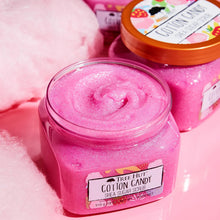 Cargar imagen en el visor de la galería, Tree Hut - Exfoliante corporal con azúcar de karité, sabor algodón de azúcar, 510 gramos
