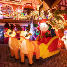 Cargar imagen en el visor de la galería, Decoración navideña inflable de 4,5 x 7 pies
