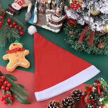 Cargar imagen en el visor de la galería, 16 gorros de Papá Noel Navidad con puños blancos
