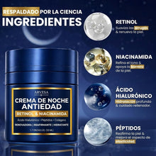 Cargar imagen en el visor de la galería, Crema de noche para mujeres antienvejecimiento - Hidratante nocturno
