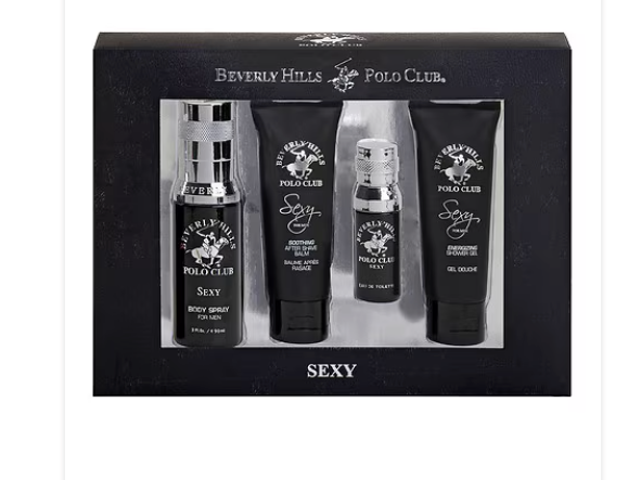 Conjunto exclusivo de cuatro piezas para hombre , Beverly Hills Polo Club , 1,0 unidades a22