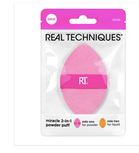 Borla para polvos Miracle 2 en 1 de Real Techniques , 1 unidad a22