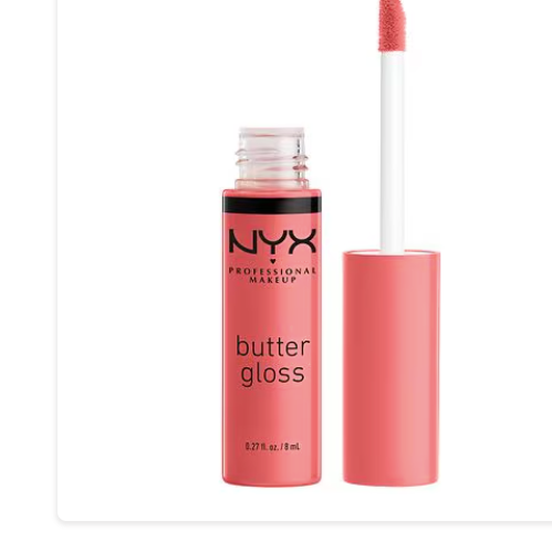 Brillo de labios no pegajoso Butter Gloss de NYX Professional Makeup , Cinnamon Roll OG, 0,27 fl oz a22