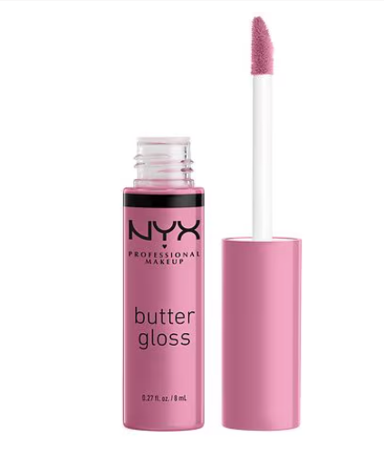 Brillo de labios no pegajoso Butter a22  Gloss de NYX Professional Makeup , Cinnamon Roll OG, 0,27 fl oz