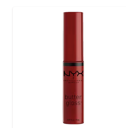 Brillo de labios no pegajoso Butter Gloss de NYX Professional Makeup a22  , Cinnamon Roll OG, 0,27 fl oz