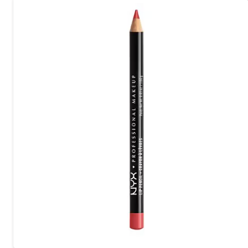 Lápiz de labios cremoso de larga duración NYX Professional a22  Makeup Slim Lip Pencil , rosa nude, 0,04 oz