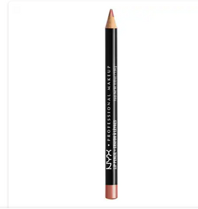 Lápiz de labios cremoso de larga duración NYX Professional  a22 Makeup Slim Lip Pencil , rosa nude, 0,04 oz