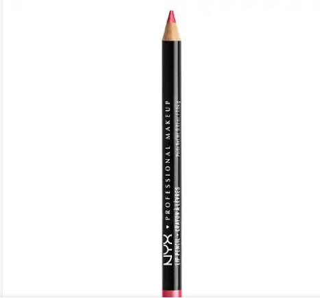 Lápiz de labios cremoso de larga duración NYX Professional Makeup  a22 Slim Lip Pencil , rosa nude, 0,04 oz