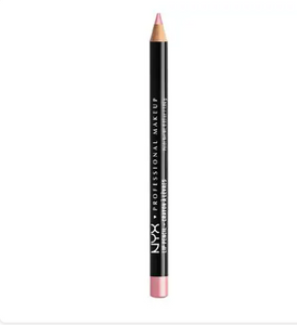 Lápiz de labios cremoso de larga duración NYX Professional a22  Makeup Slim Lip Pencil , rosa nude, 0,04 oz
