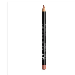 Lápiz de labios cremoso de larga duración NYX Professional  a22 Makeup Slim Lip Pencil , rosa nude, 0,04 oz