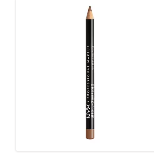 Lápiz de labios cremoso de larga duración NYX Professional Makeup a22 Slim Lip Pencil , rosa nude, 0,04 oz