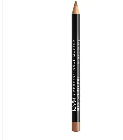 Lápiz de labios cremoso de larga duración NYX  a22 Professional Makeup Slim Lip Pencil , rosa nude, 0,04 oz