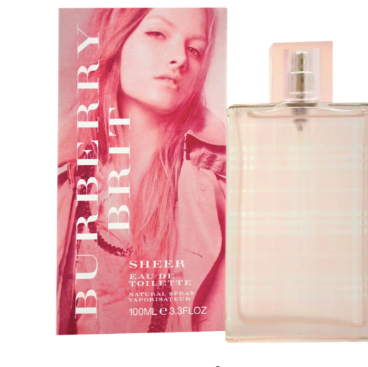 Burberry Brit Sheer Eau de Toilette Spray para mujer , 3,3 fl oz a22