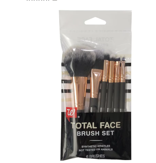Juego de brochas para rostro completo de Walgreens , 1 unidad a22