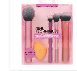 Juego de brochas de maquillaje esenciales para uso diario de Real Techniques , 1 unidad a22