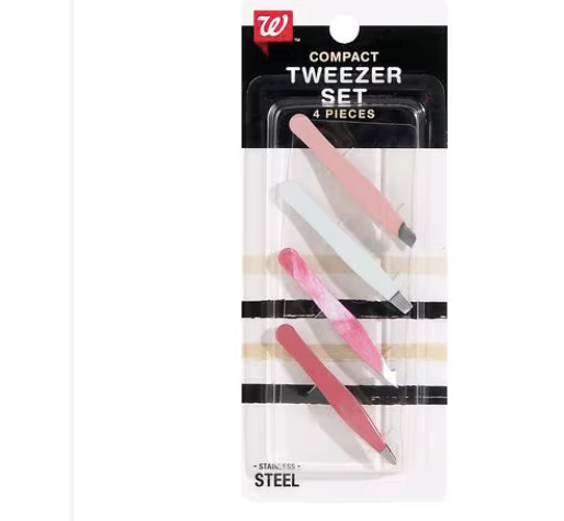 Juego de pinzas pequeñas de 4 piezas Walgreens Beauty , 1 unidad a22