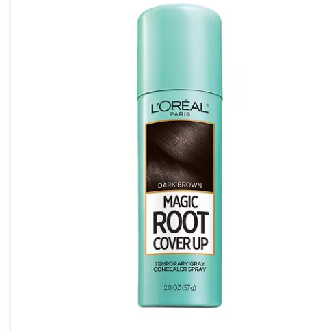 Corrector en aerosol para canas Magic Root Cover Up de L'Oréal Paris , marrón medio, 2,0 oz ln25