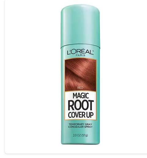 Corrector en aerosol para canas Magic Root Cover  ln25 Up de L'Oréal Paris ,  marrón medio, 2,0 oz
