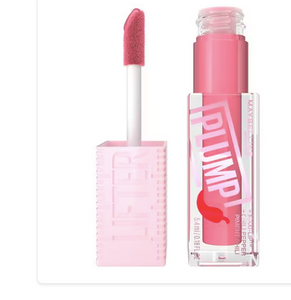 Maybelline New York Lifter Plump Lip Brillo voluminizador de labios con chile y 5 % Maxi-Lip , Hot Honey, 0,18 fl oz a22
