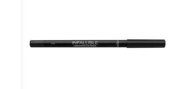 Delineador de ojos en lápiz resistente al agua Infallible Pro-Last de L'Oréal Paris , 930 negro, 0,42 oz ln25