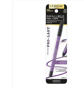 Delineador de ojos en lápiz resistente al agua Infallible Pro-Last de L'Oréal Paris , 930 negro, 0,42 oz ln25