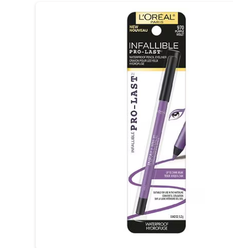 Delineador de ojos en lápiz resistente al agua Infallible Pro-Last de L'Oréal Paris , 930 negro, 0,42 oz ln25