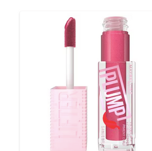 Maybelline New York Lifter Plump Lip Brillo voluminizador de labios con chile y 5 % Maxi-Lip , Hot Honey, 0,18 fl oz a22