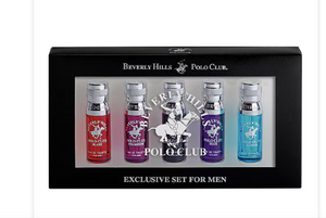 Conjunto exclusivo de Beverly Hills Polo Club para hombre , 0,5 fl oz, paquete de 5 a23