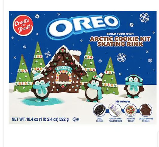 Create A Treat Oreo Arctic Skating Rink Cookie Kit, 1.0 set A23