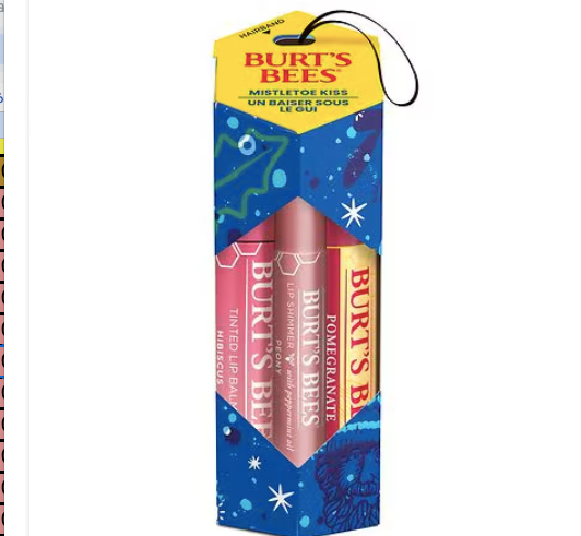 Burt's Bees Lip Balm, Tinted Lip Balm and Lip Shimmer Gift Sets, 1.0 set A23