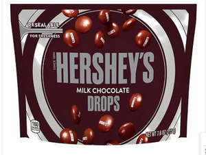 HERSHEY'S Drops Candy, Bag Milk Chocolate, 7.6 A23