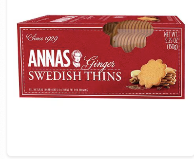 Galletas finas de jengibre de Anna , 5,25 oz A23